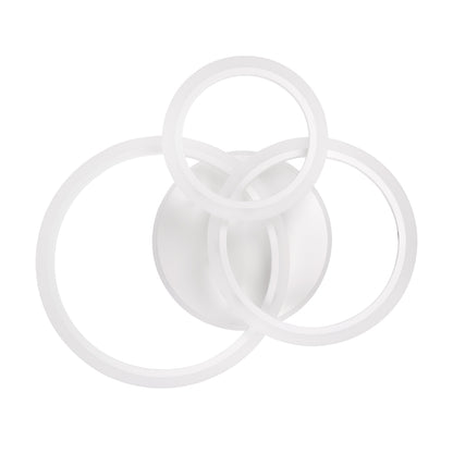Corp iluminat plafoniera Circle LED 90W Erste 590x480x110mm alb metal acrylic
