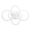 Plafoniera Europe LED 140W 3CCT Erste - vedere frontala design modern alb
