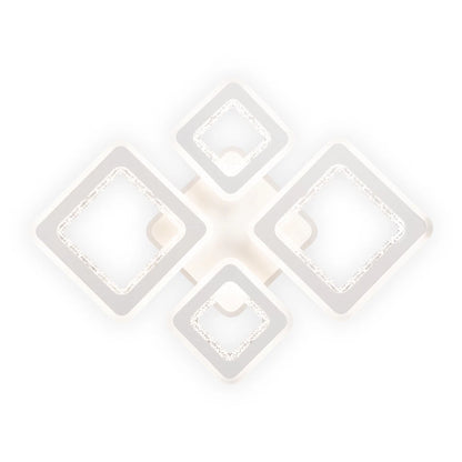 Plafoniera Amelia LED 120W Erste design modern 50x50cm alb metal acrilic iluminat interior
