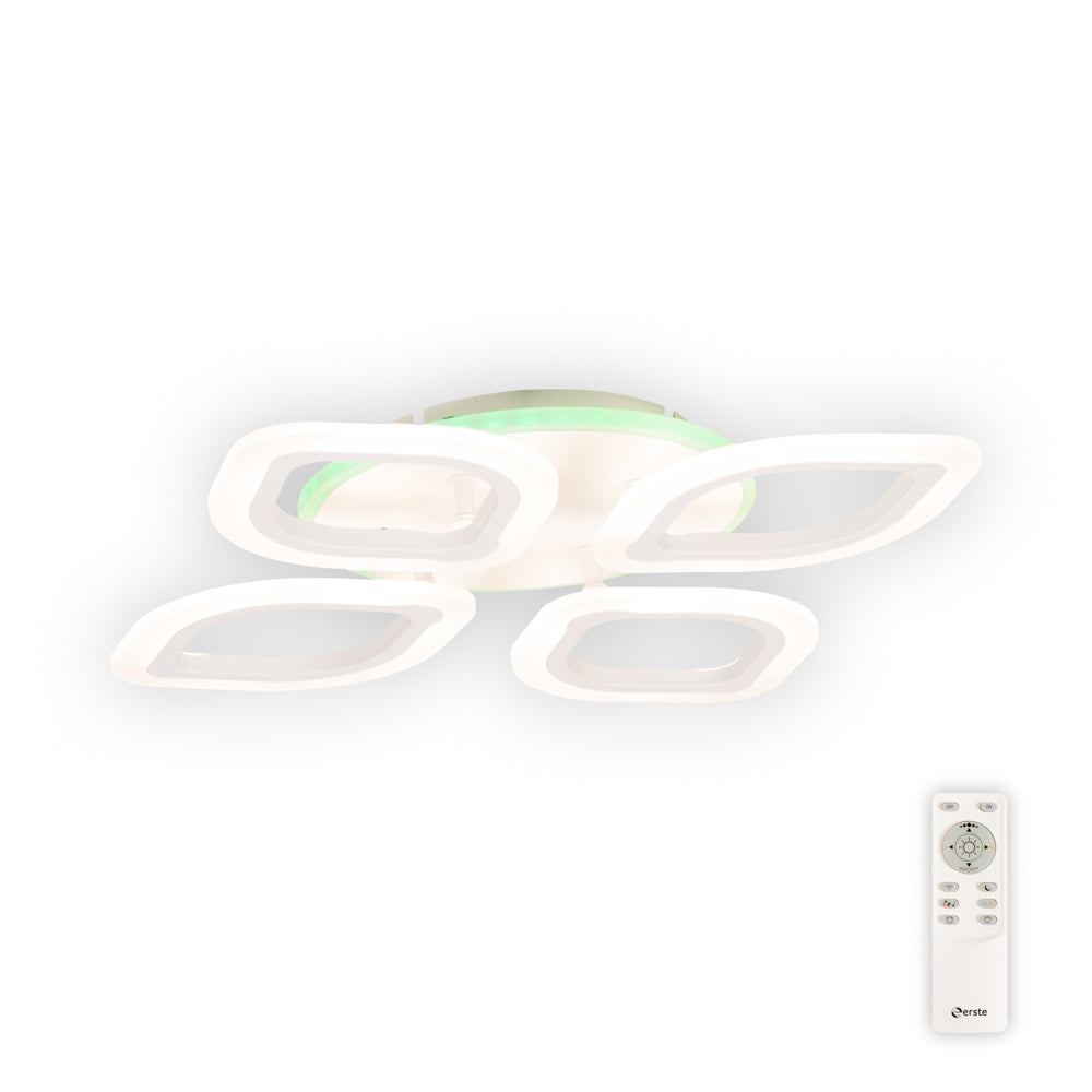 Plafoniera Agata Erste 40W 3CCT RGB - lumina calda neutra rece si culori spectru
