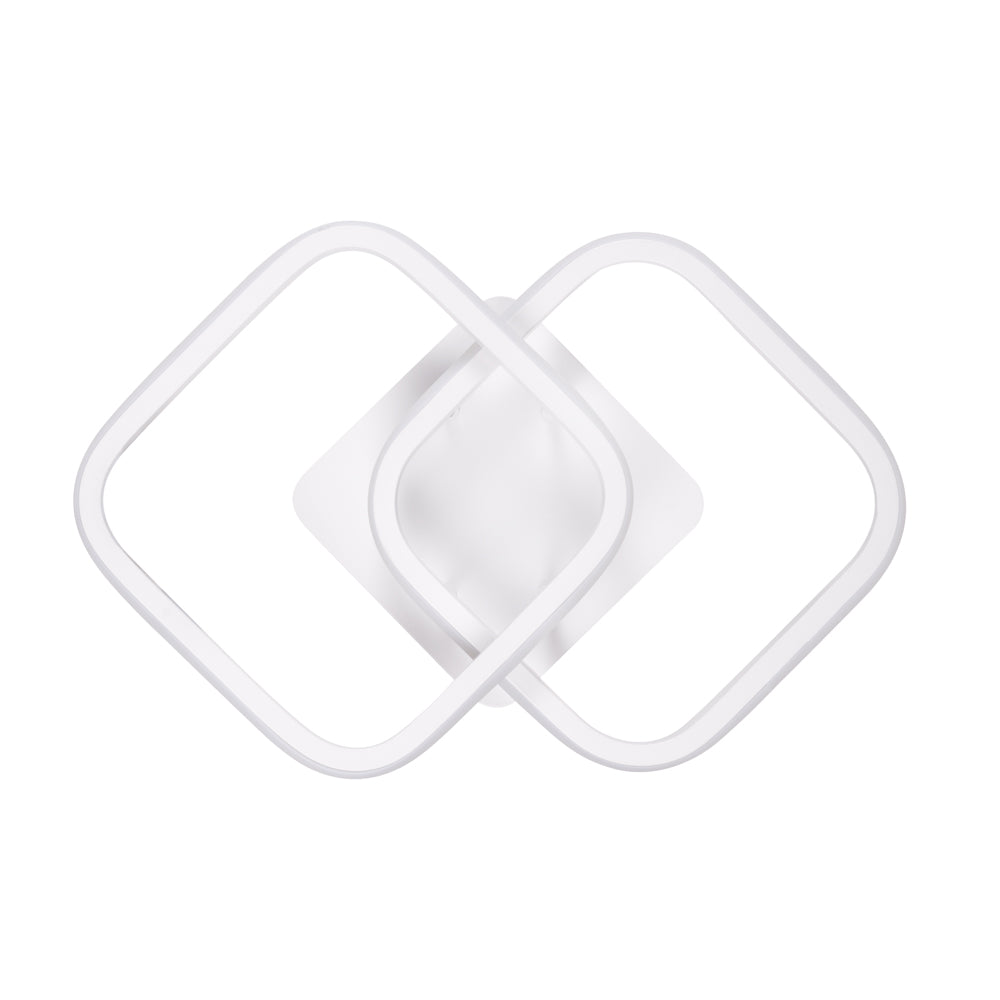 Corp iluminat aplica Aria LED 28W Erste 330x260x90mm alb metal acrylic
