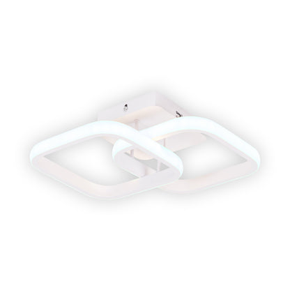 Aplica perete Aria LED 28W 3CCT Erste - vedere frontala design curbat modern alb
