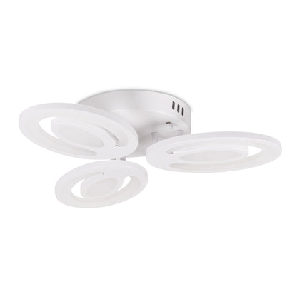 Plafoniera Petal LED 48W 3CCT cu telecomanda, alb, Erste