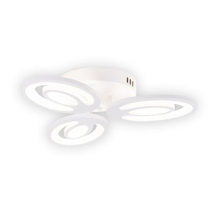 Plafoniera Petal LED 48W 3CCT cu telecomanda, alb, Erste
