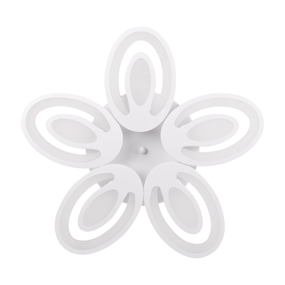 Plafoniera Petal Erste LED 80W cu telecomanda 3CCT iluminat living spatios