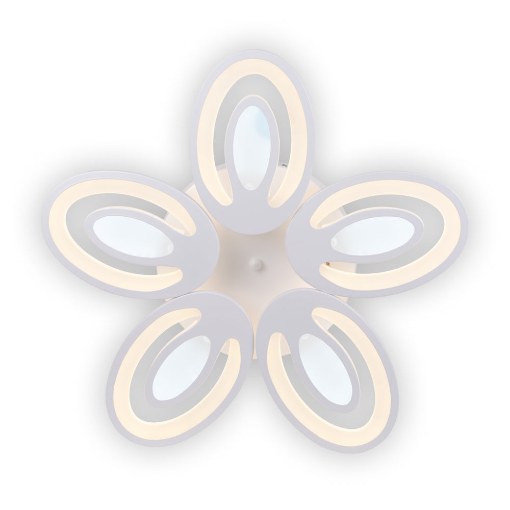Corp iluminat plafoniera Petal LED 80W Erste 500x500mm metal acrylic alb