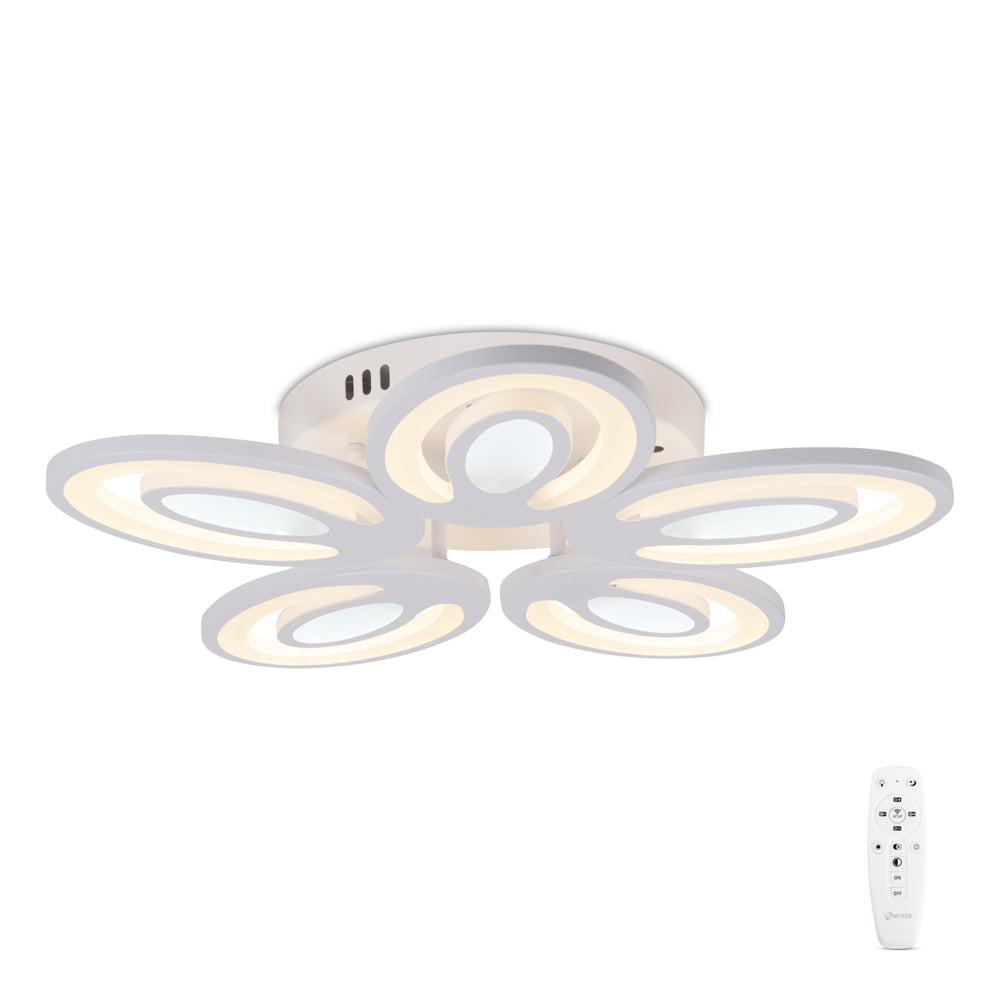 Plafoniera Petal Erste 80W 3CCT - lumina calda neutra rece telecomanda inclusa