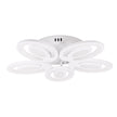 Plafoniera Petal LED 80W 3CCT Erste - vedere frontala design floral modern alb