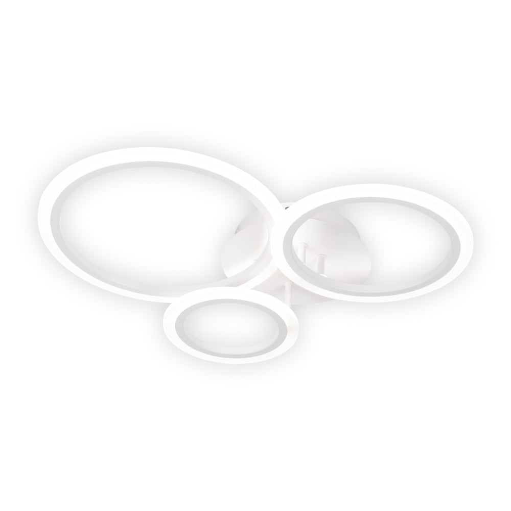Plafoniera Pearl LED 40W 3CCT Erste - vedere frontala design modern alb mat