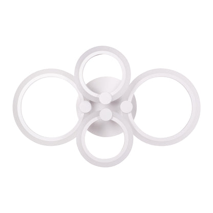 Corp iluminat plafoniera Pearl LED 52W Erste 600x380x110mm alb metal acrylic