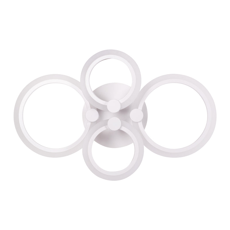 Corp iluminat plafoniera Pearl LED 52W Erste 600x380x110mm alb metal acrylic