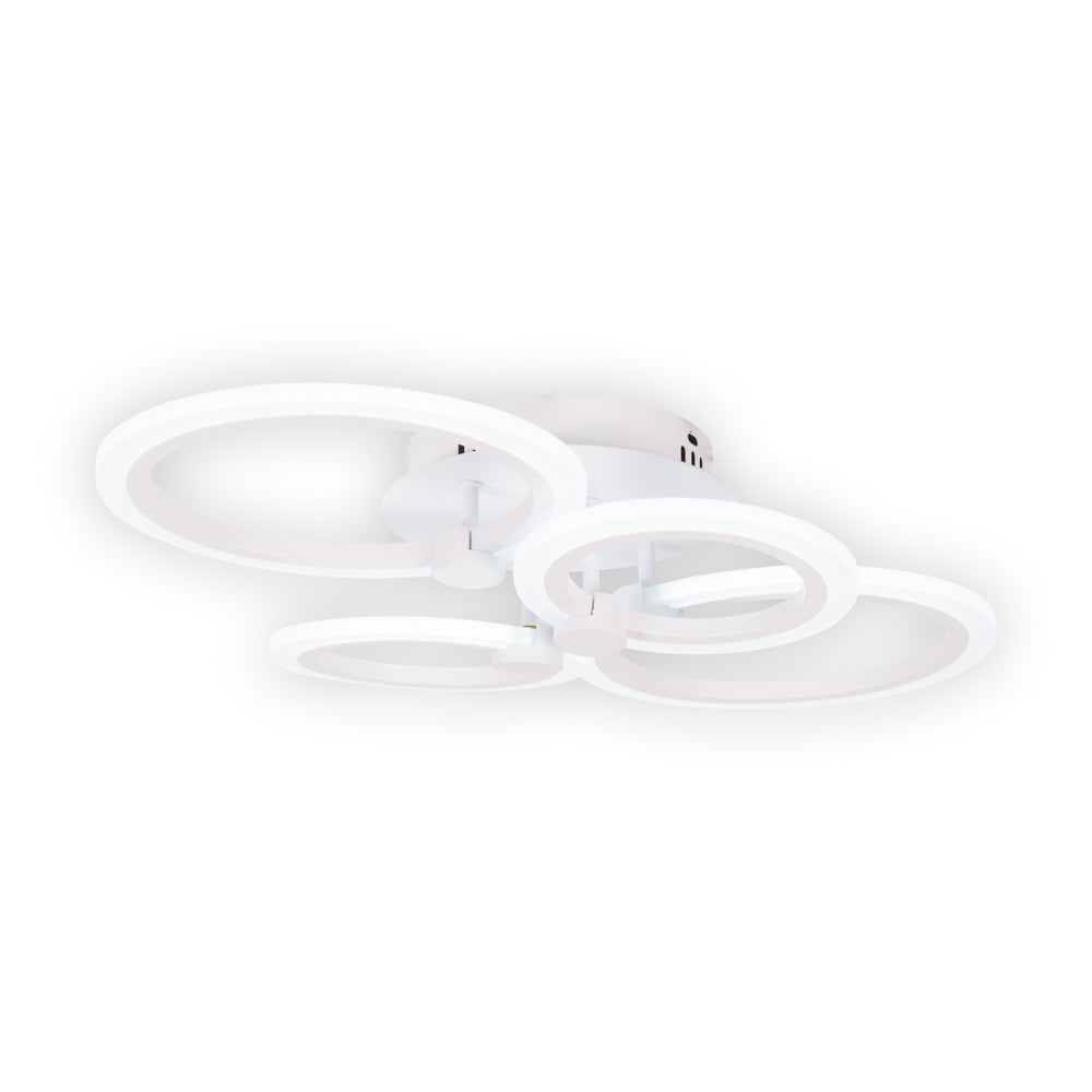 Plafoniera Pearl LED 52W 3CCT Erste - vedere frontala design modern alb mat