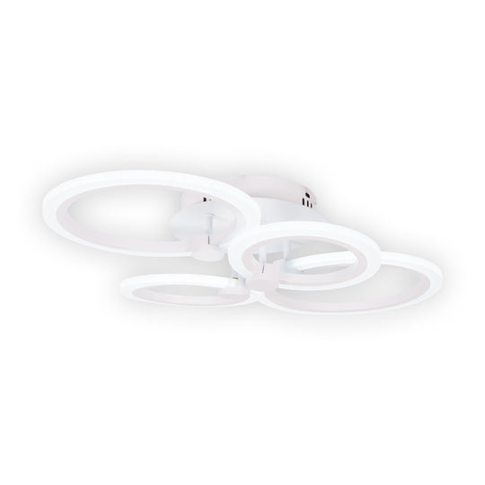 Plafoniera Pearl LED 52W 3CCT Erste - vedere frontala design modern alb mat