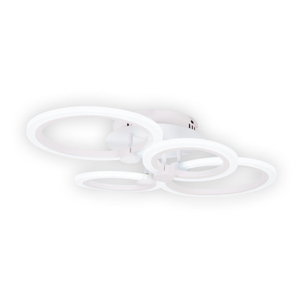 Plafoniera Pearl LED 52W 3CCT Erste - vedere frontala design modern alb mat