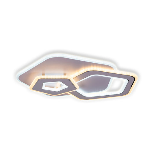 Plafoniera Ava LED 88W 3CCT Erste - vedere frontala design ultra-slim modern alb
