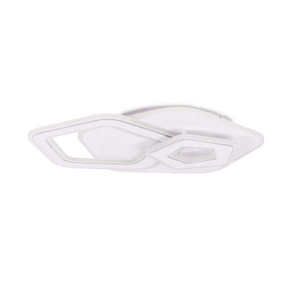 Corp iluminat plafoniera Ava LED 88W Erste 510x450x55mm alb metal acrylic

