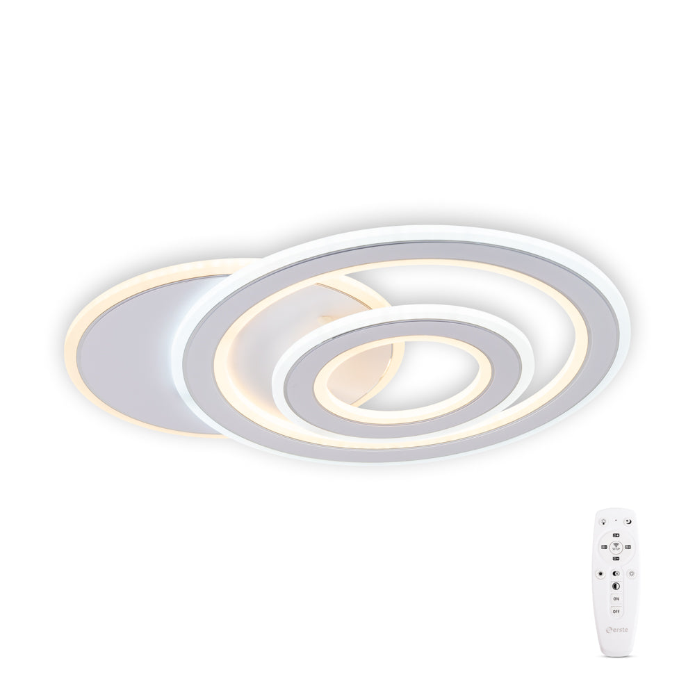 Corp iluminat plafoniera Alla LED 98W Erste 510x420x70mm alb metal acrylic
