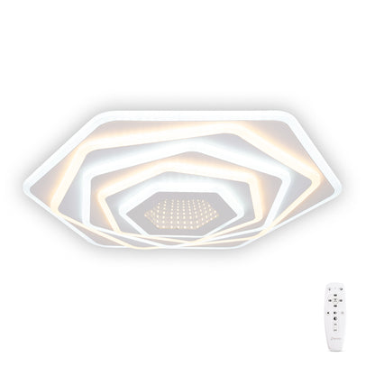 Corp iluminat plafoniera Infinity LED 112W Erste 500x500x70mm alb metal acrylic