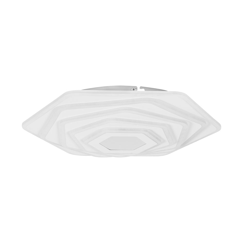Plafoniera Infinity LED 112W 3CCT Erste - vedere frontala design modern alb