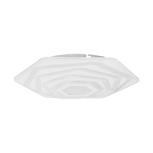Plafoniera Infinity LED 112W 3CCT Erste - vedere frontala design modern alb