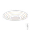 Plafoniera Abys LED 120W 3CCT Erste - vedere frontala design modern alb