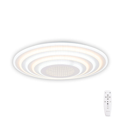 Plafoniera Abys LED 120W 3CCT Erste - vedere frontala design modern alb