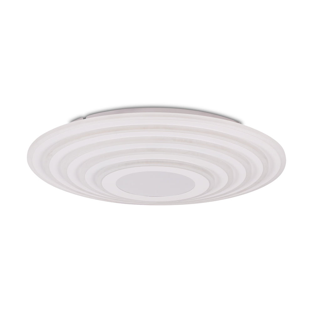 Corp iluminat plafoniera Abys LED 120W Erste 480x480x70mm alb metal acrylic
