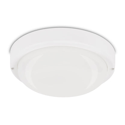 Plafoniera LED rotunda Novelite 12W 4000K lumina neutra IP65 baie hol exterior interior

