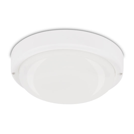 Plafoniera LED rotunda Novelite 12W 4000K lumina neutra IP65 baie hol exterior interior
