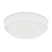 Corp iluminat LED rotund 18W 4000K Novelite - vedere frontala design circular compact alb IP65
