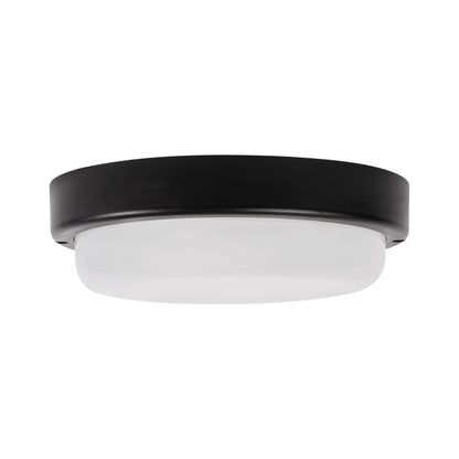 Corp iluminat LED rotund 18W Novelite negru 175x52mm - iluminat industrial modern rezistent IP65

