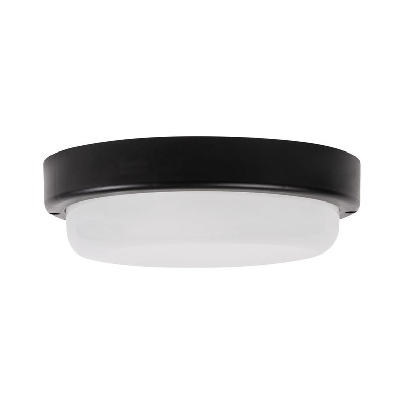 Corp iluminat LED rotund 18W Novelite negru 175x52mm - iluminat industrial modern rezistent IP65
