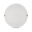 Corp iluminat LED rotund 18W Novelite alb 175x52mm - iluminat exterior rezistent apa praf IP65

