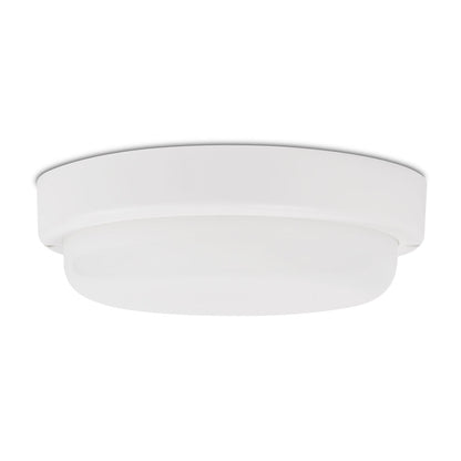 Corp iluminat LED rotund 18W 6400K Novelite - vedere frontala design circular compact alb IP65
