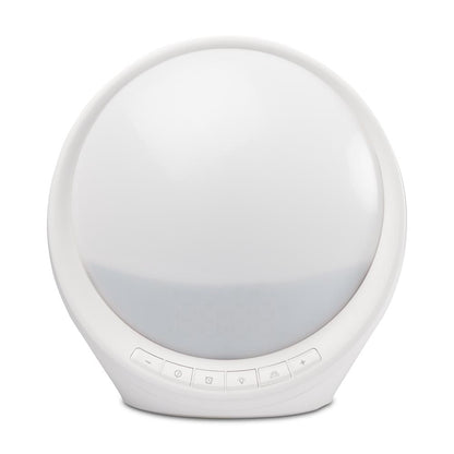 Ceas desteptator Smart Remy Pulsar - vedere frontala design compact modern RGB CCT Tuya WiFi
