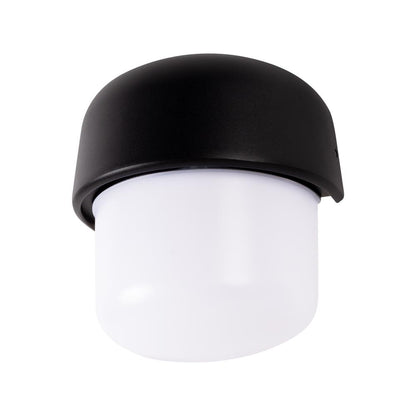 Aplica exterior Bastet LED Erste - vedere laterala design geometric negru mat

