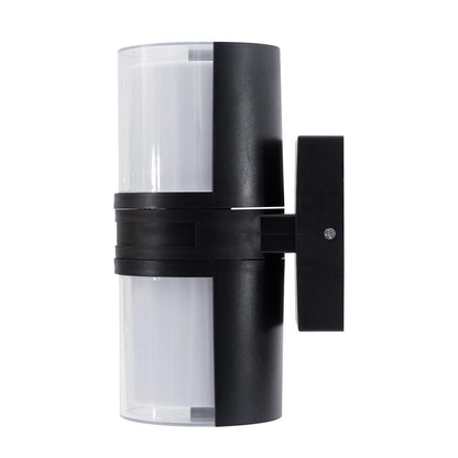 Aplica exterior Edon LED Erste - vedere laterala design minimalist negru mat

