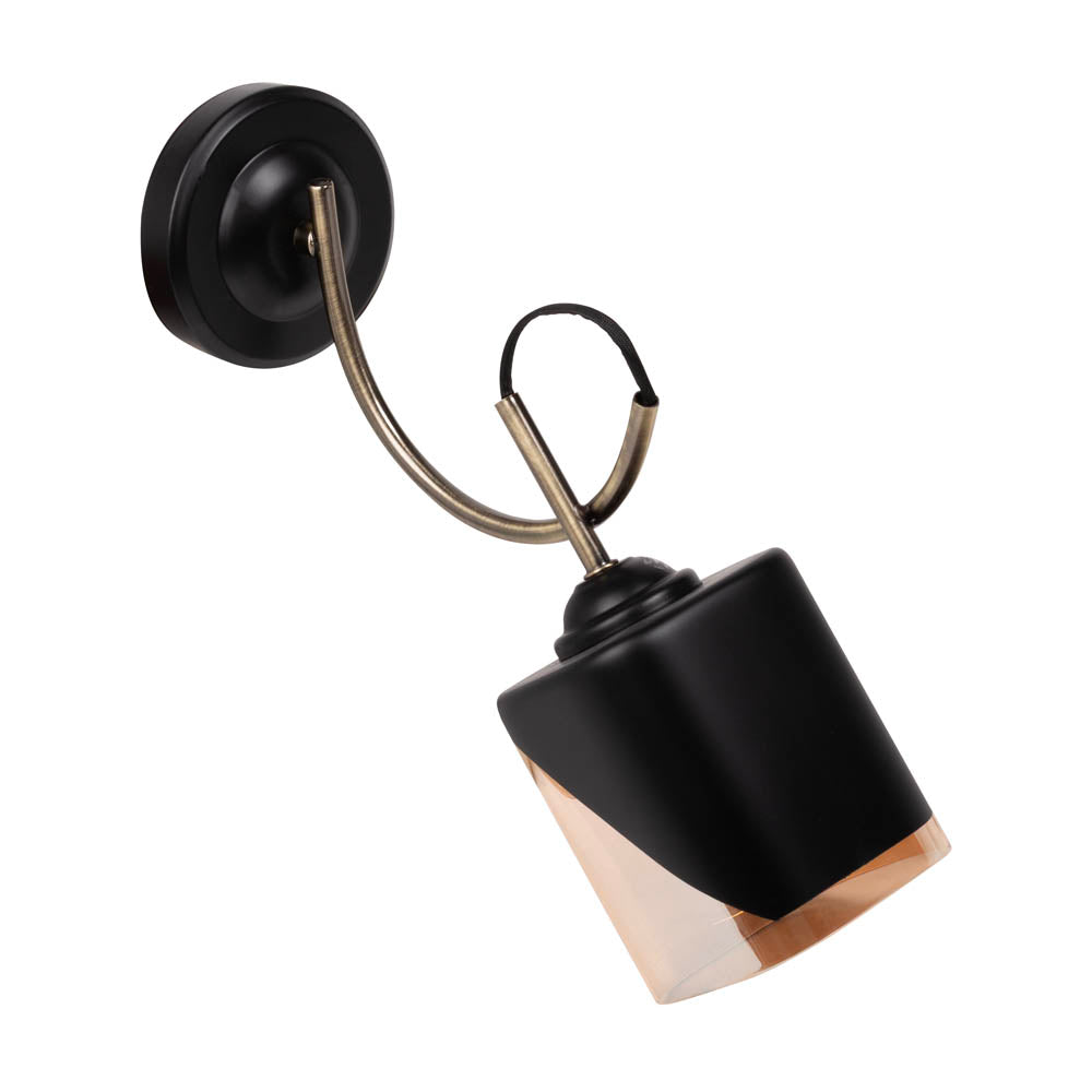 Corp iluminat interior aplica Smoky abajur sticla E27
