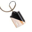 Corp iluminat interior lustra Smoky 2 surse lumina abajur sticla E27