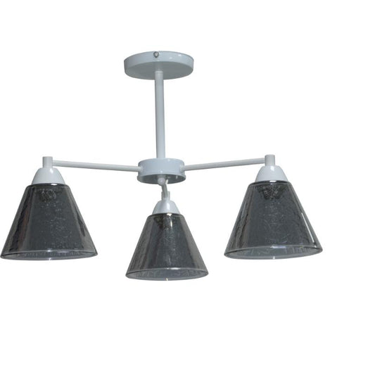 Lustra Fare 3XE27 IP20, alb+negru, Erste