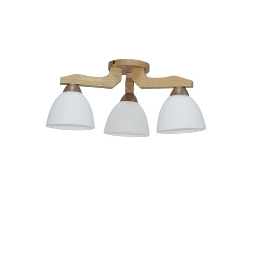 Lustra Lena 3XE27 IP20, natur+alb, Erste