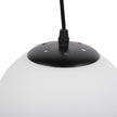 Pendul Glint Erste metal negru mat iluminat interior modern