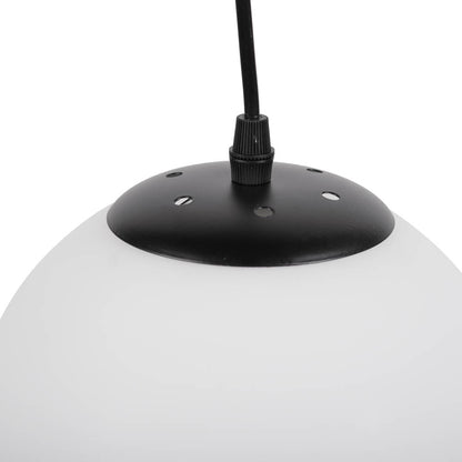 Pendul Glint Erste metal negru mat iluminat interior modern
