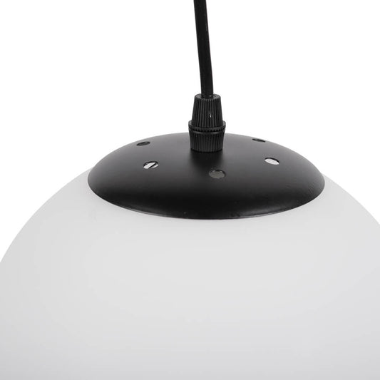 Pendul Glint Erste metal negru mat iluminat interior modern