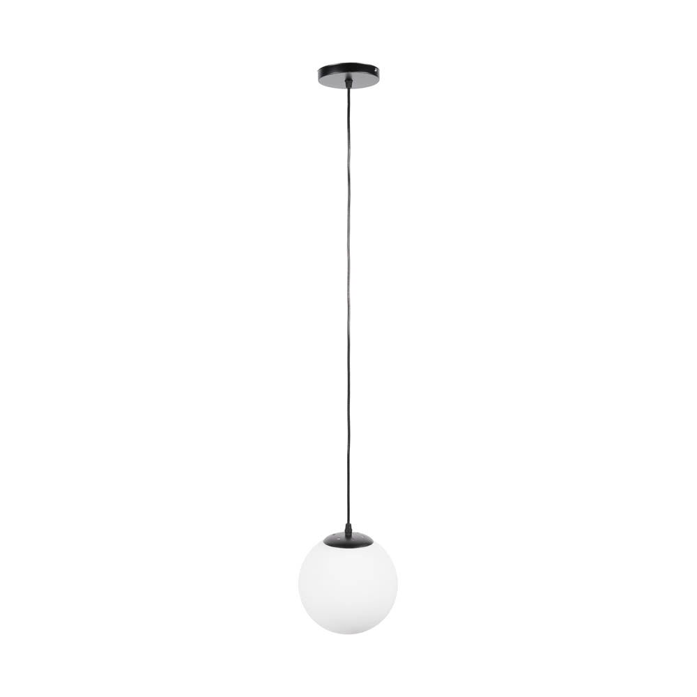 Pendul Glint 1xE27 negru Erste - vedere frontala design minimalist