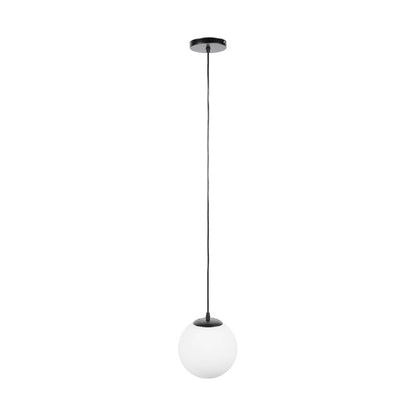 Pendul Glint 1xE27 negru Erste - vedere frontala design minimalist