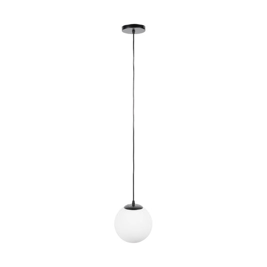 Pendul Glint 1xE27 negru Erste - vedere frontala design minimalist