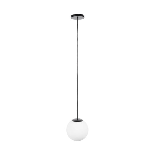 Pendul Glint 1xE27 negru Erste - vedere frontala design minimalist