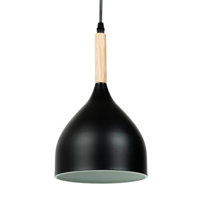 Pendul Player negru Erste montat deasupra masă dining bucătărie - iluminat focal elegant