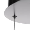 Pendul Glace negru Erste montat tavan dormitor colț lectură - iluminat focal elegant modern